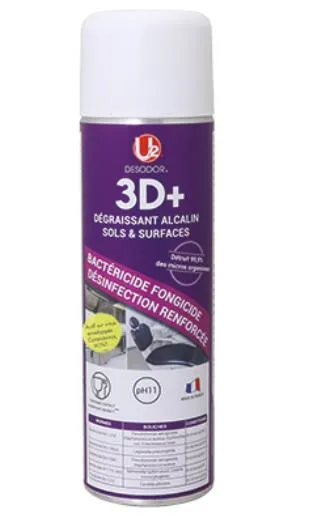 3D+ Mousse dégraissante désinfectante détergente SICO U2 – 500ml – Image 2