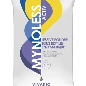 MYNOLESS ACTIV 10KG – Lessive poudre concentrée – sac de 10kg