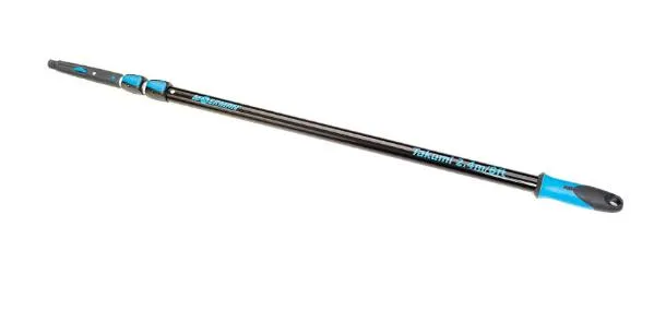 Perche 5mètres Moerman aluminium télescopique 4×1.25m + cône universel