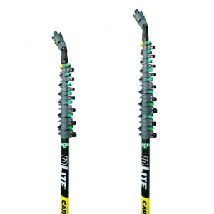 Perche télescopique Nlite Carbon 16K – 12.3mètres – 7 éléments 1.74m pliée/3.4kg