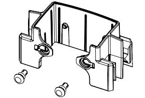 PINCE fixation CUVE EAU PROPRE avec clips 244NX- NUMATIC- Unité- 918060