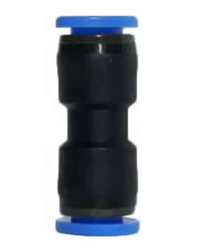 Raccord pneumatique droit égal D 10mm/10mm – Fixation rapide – Image 2