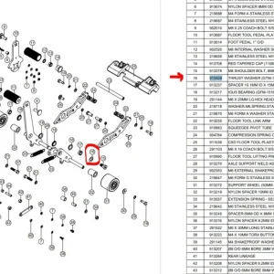 Rondelle de butée Numatic 244NX 440NX