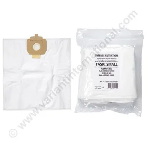 Sacs d&rsquo;aspirateur microfibre 43x 41cm, Ø 45m- Taski, Wetrok, Ghibli – lot 5 sacs