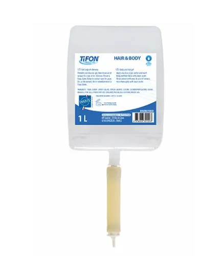 Savon gel Hair et Body Parfum frais et fruité -Cartouche 1L- Unité – Image 2