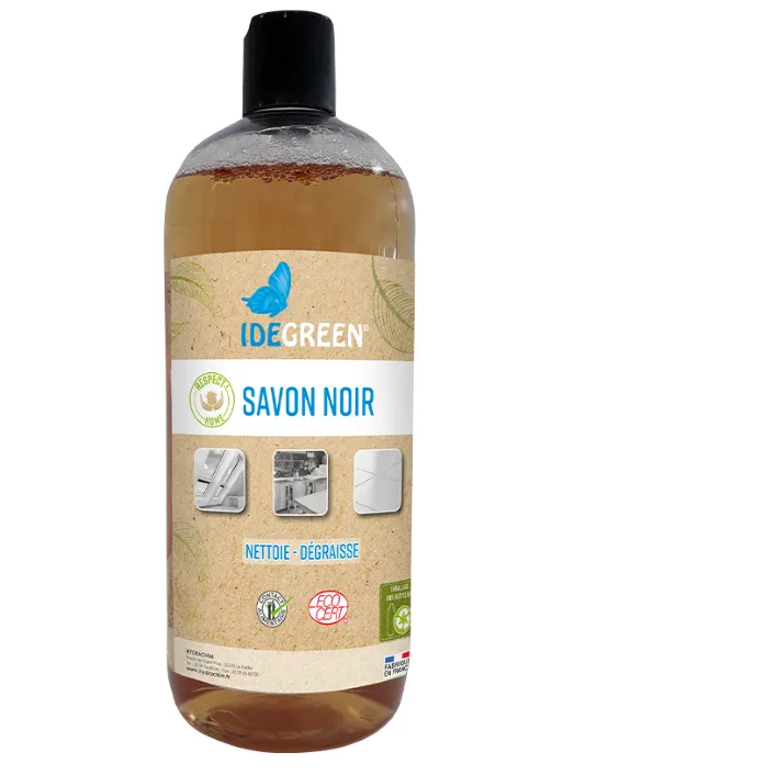 Savon NOIR liquide – 1L -IDEGREEN – Ecocert – Image 2