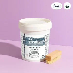 Savon noir en pâte - Huile de lin