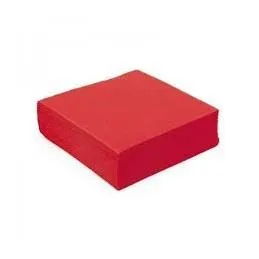 SERVIETTE SUN OUATE UNIE 38×38 ROUGE – POINT A POINT 36×40 1440 U