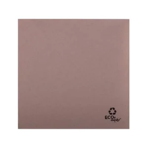 SERVIETTE SUN OUATE UNIE 38×38 RECYCLE KRAFT ECO – POINT A POINT 36×40 1440 U