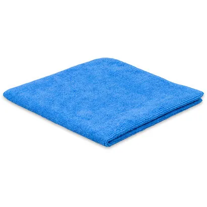 Lavette microfibre SOFT BLEUE -300 g – 40*40cm – Sachet de 5 – Image 2