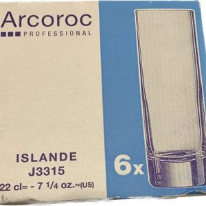 VERRES ARCOROC ISLANDE J3315