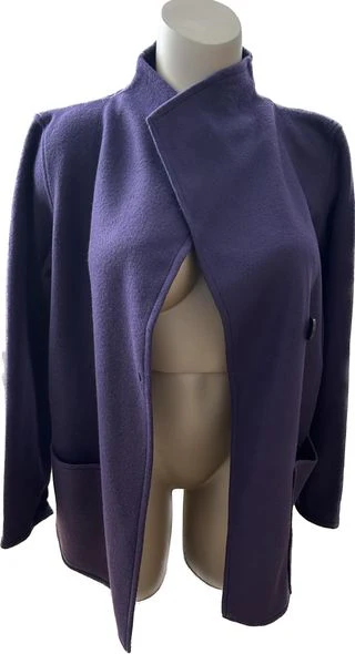 VESTE POLAIRE violette CLAIRE NEUVILLE