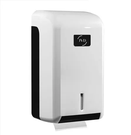 Distributeur papier hygienique plat maxi blanc cleanline JVD